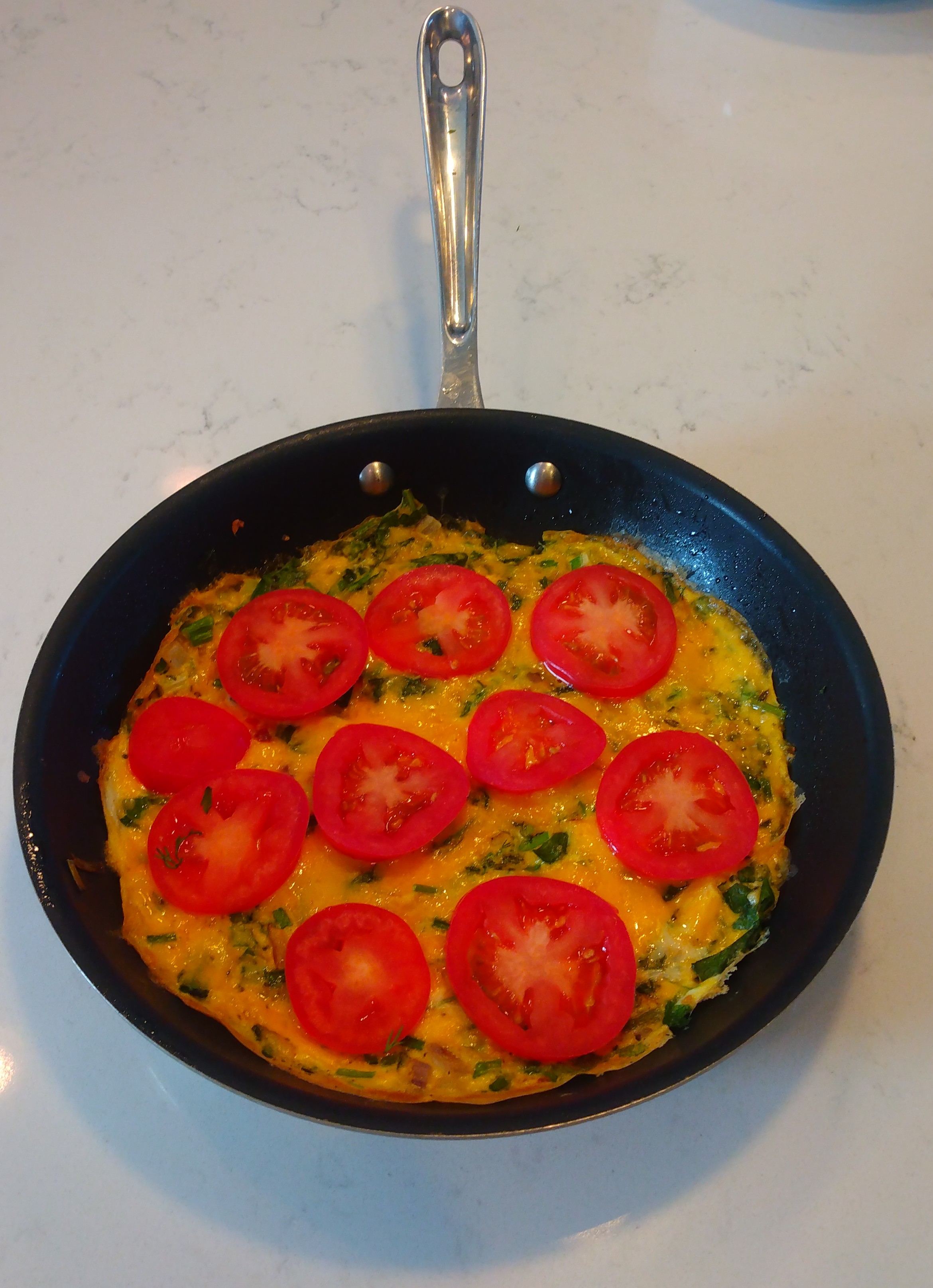 Veggie Skillet Eggs