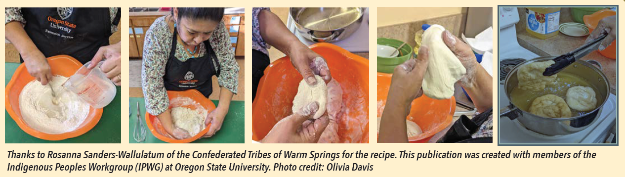 making fry bread