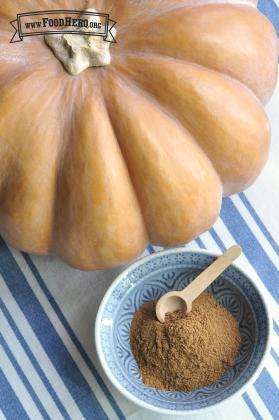 Small bowl of spice mix. 