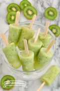 foto de paletas de kiwi