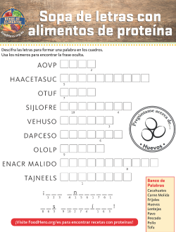 Actividad de proteínas