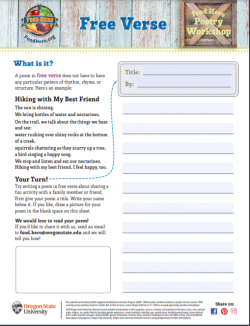 Free Verse Fillable 
