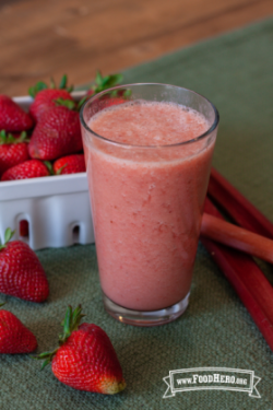 Photo of Strawberry Rhubarb Smoothie