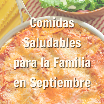 promoción de blog para comidas saludables para la familia