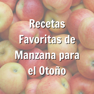  Promoción para publicación de blog sobre recetas de manzanas de otoño