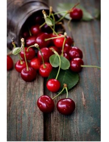 Cherries on Wood