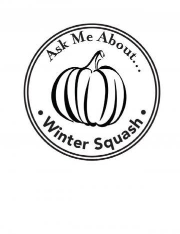 Winter Squash Hand Stamp