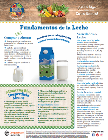 Boletín Mensual de Leche