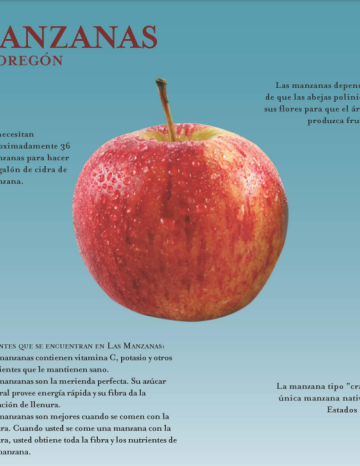 Póster de Manzanas