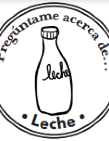 Sello de Mano de Leche