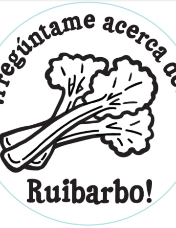 Sello de Mano de Ruibarbo