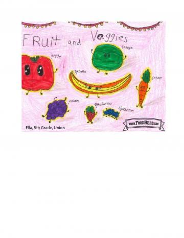 Kids Art Winners - Cabbage