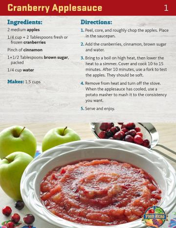 Cranberry Applesauce