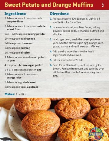 Sweet Potato and Orange Muffins